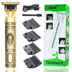 T9 USB Electric Hair Clipper: Rechargeable Trimmer for Men