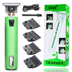 T9 USB Electric Hair Clipper: Rechargeable Trimmer for Men