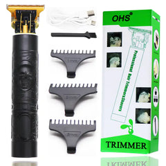 T9 USB Electric Hair Clipper: Rechargeable Trimmer for Men