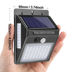 Outdoor Wall Solar Lamp PIR Motion Sensor